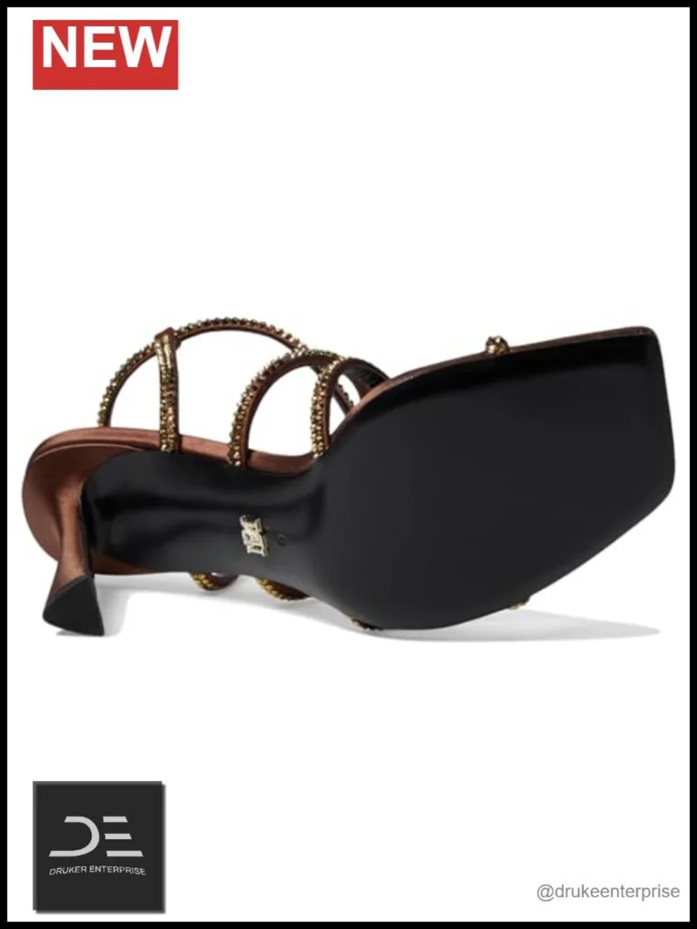 Badgley Mischka Brooke Strappy Bejeweled Stiletto Sandal Heels